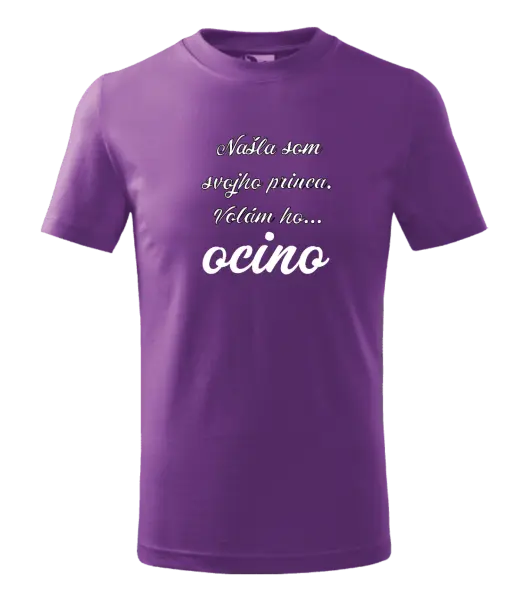 Detské tričko Našla som svojho princa