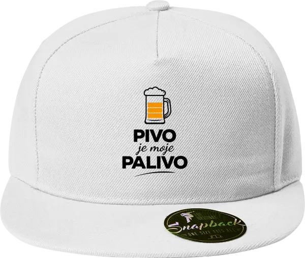 Snapback kšiltovka Pivo je moje palivo