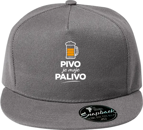 Snapback kšiltovka Pivo je moje palivo