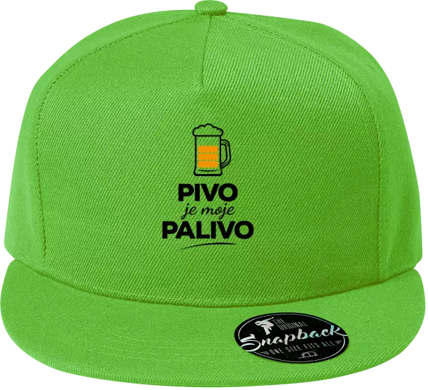 Snapback kšiltovka Pivo je moje palivo
