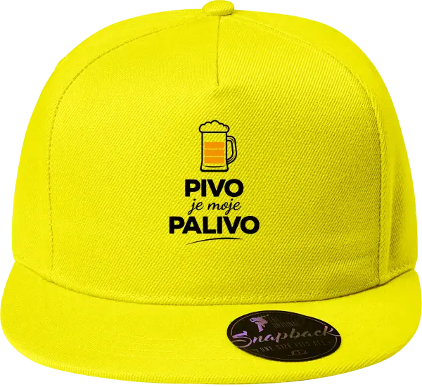 Snapback kšiltovka Pivo je moje palivo