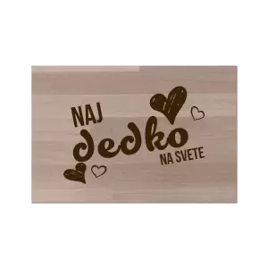 Buková doska Naj dedko na svete