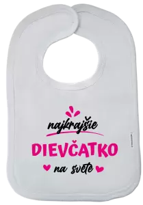 Detský podbradník Najkrajšie dievčatko