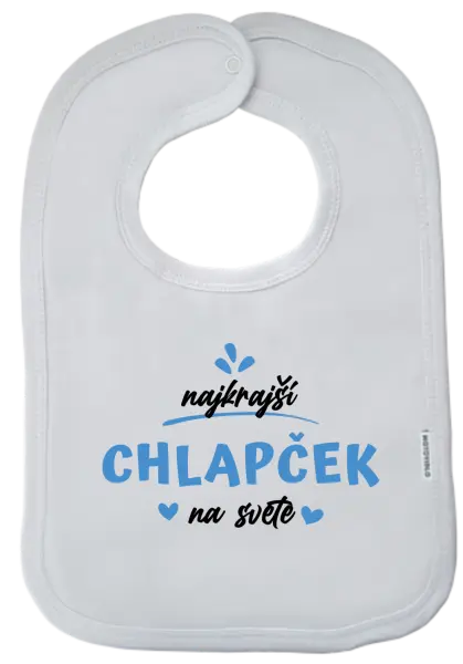 Detský podbradník Najkrajší chlapček
