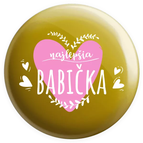 Placka Najlepšia babička