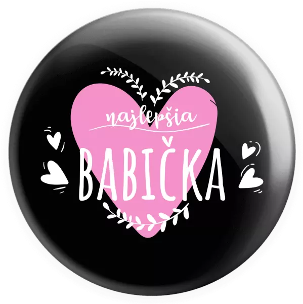 Placka Najlepšia babička