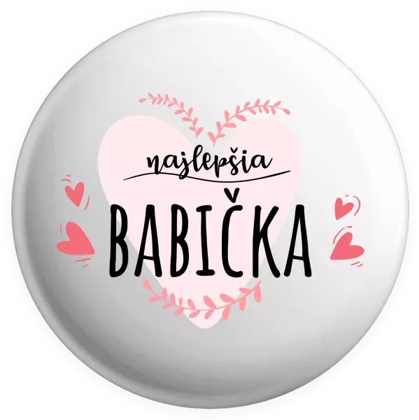 Placka Najlepšia babička