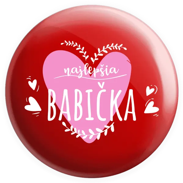 Placka Najlepšia babička