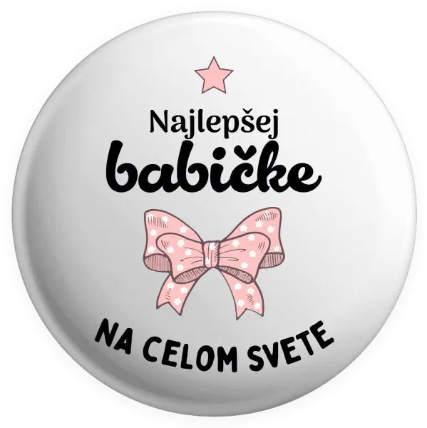 Placka Najlepšej babičke na celom svete