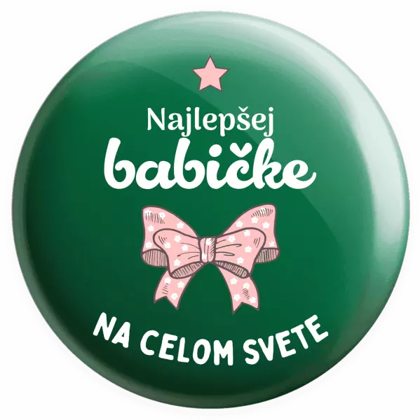 Placka Najlepšej babičke na celom svete