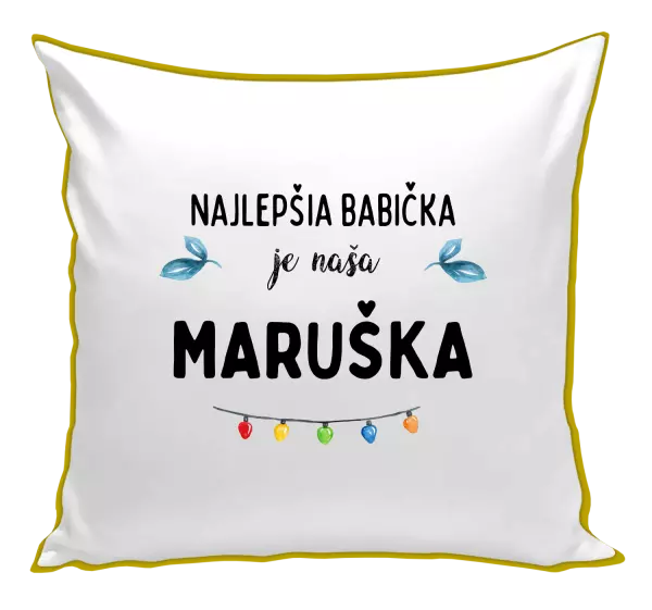 Vankúš Najlepšia babička, oslava