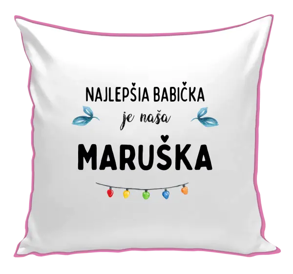 Vankúš Najlepšia babička, oslava