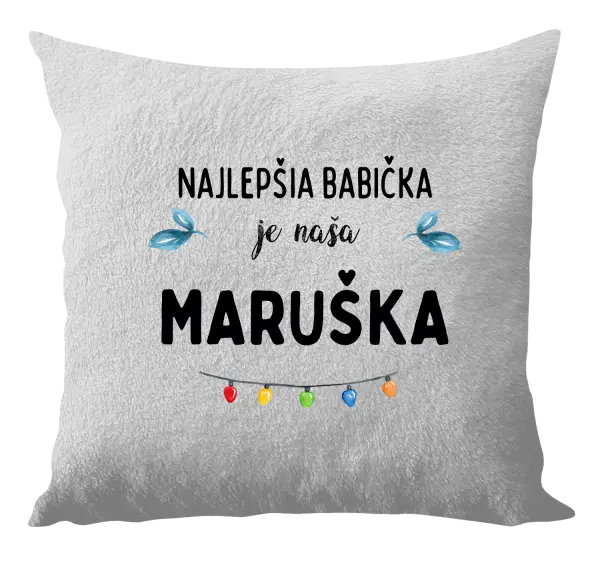 Vankúš Najlepšia babička, oslava