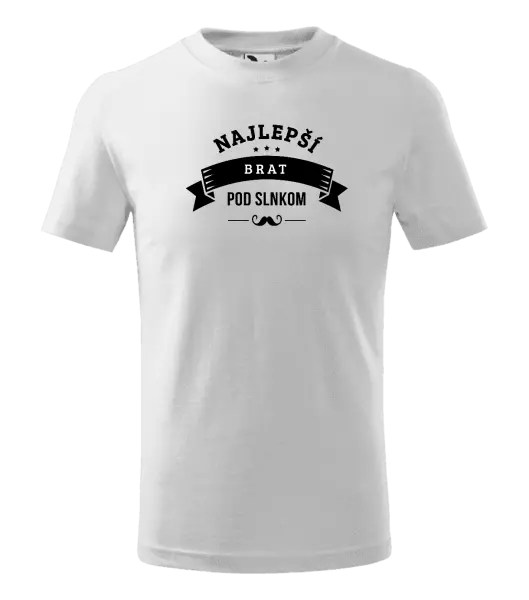 Detské tričko Najlepší brat pod slnkom, fúzy