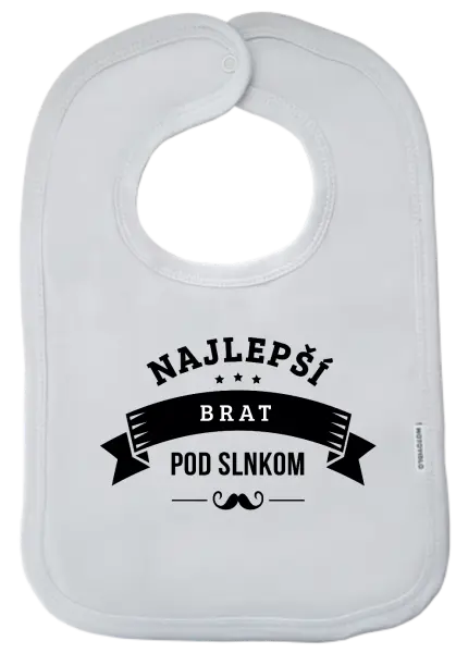 Detský podbradník Najlepší brat pod slnkom, fúzy