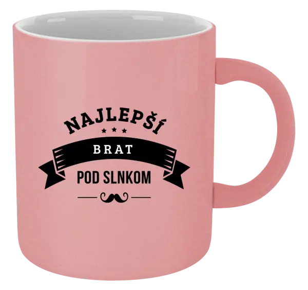 Hrnček metalický Najlepší brat pod slnkom, fúzy