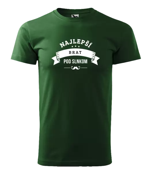 Pánske tričko Najlepší brat pod slnkom, fúzy