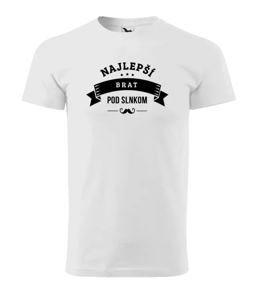 Pánske tričko Najlepší brat pod slnkom, fúzy