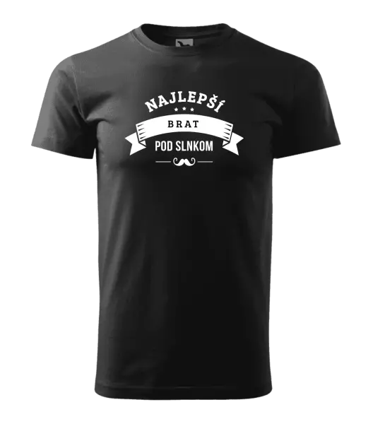 Pánske tričko Najlepší brat pod slnkom, fúzy