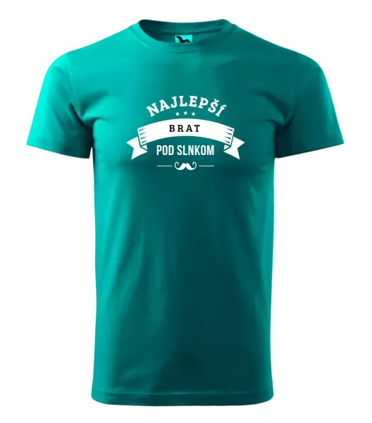 Pánske tričko Najlepší brat pod slnkom, fúzy