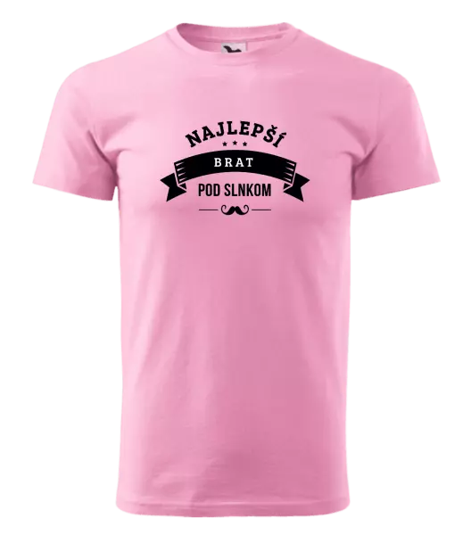 Pánske tričko Najlepší brat pod slnkom, fúzy