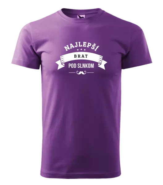Pánske tričko Najlepší brat pod slnkom, fúzy