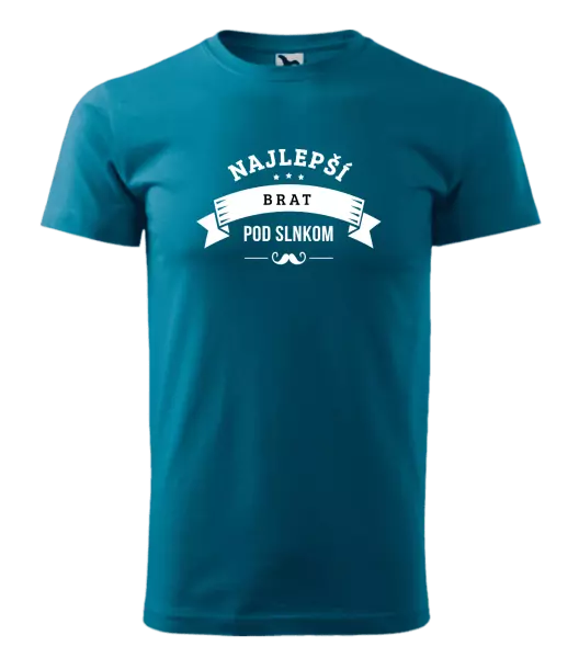 Pánske tričko Najlepší brat pod slnkom, fúzy