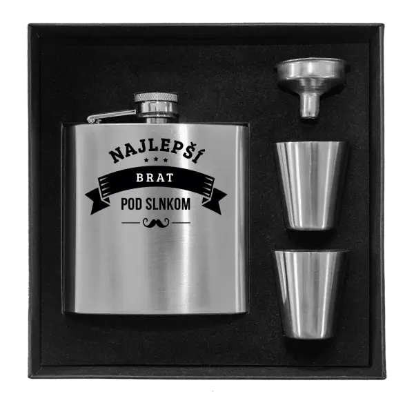 Ploskačka v krabičke Najlepší brat pod slnkom, fúzy