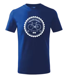 Detské tričko Najlepší cyklista od roku