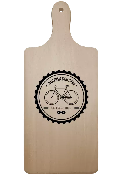 Doštička Najlepšia cyklistka od roku