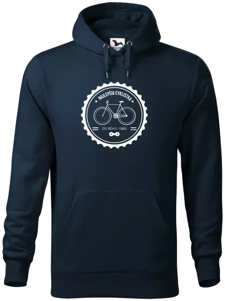 Pánska mikina Najlepšia cyklistka od roku