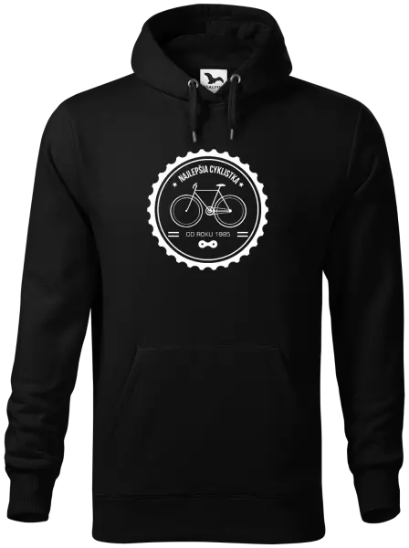 Pánska mikina Najlepšia cyklistka od roku