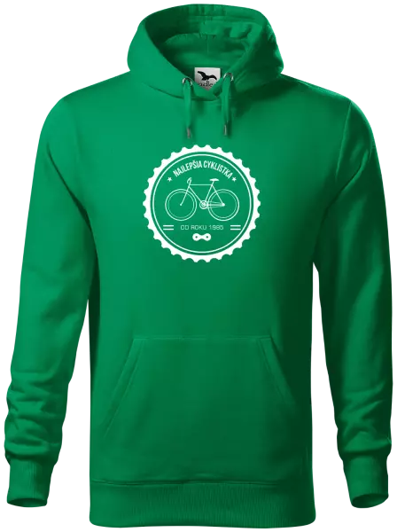 Pánska mikina Najlepšia cyklistka od roku