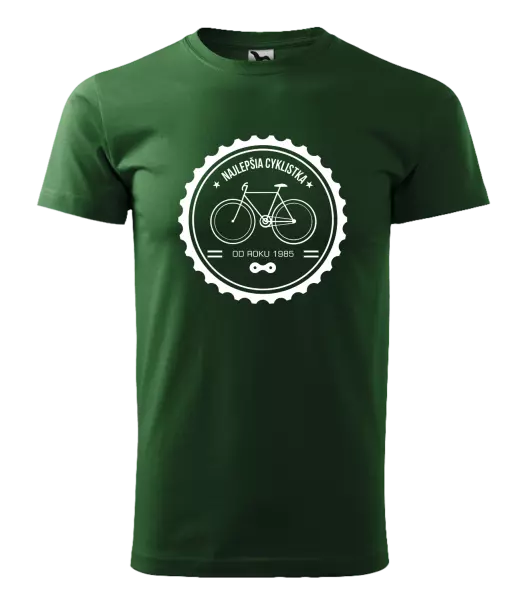 Pánske tričko Najlepšia cyklistka od roku