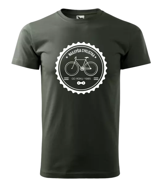 Pánske tričko Najlepšia cyklistka od roku