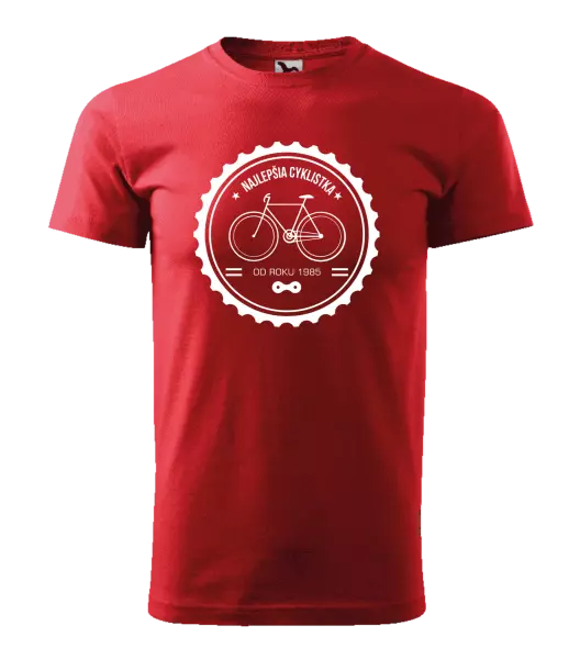 Pánske tričko Najlepšia cyklistka od roku