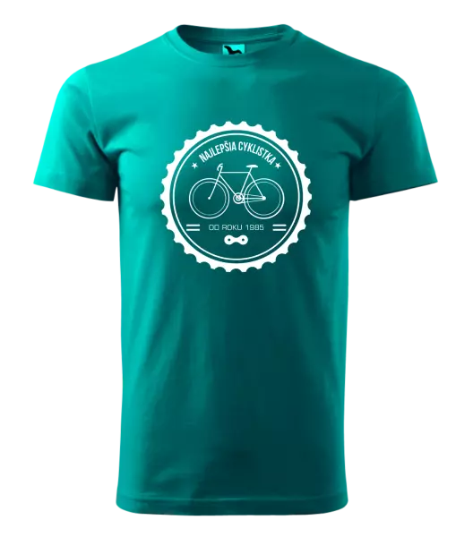 Pánske tričko Najlepšia cyklistka od roku