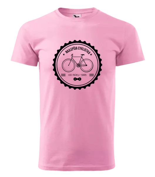Pánske tričko Najlepšia cyklistka od roku