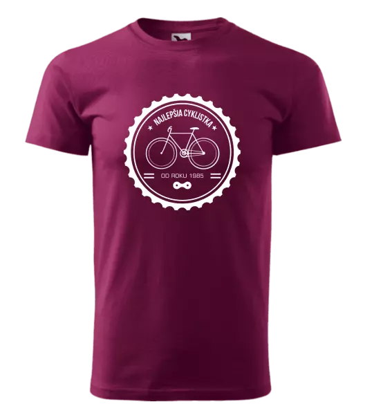 Pánske tričko Najlepšia cyklistka od roku