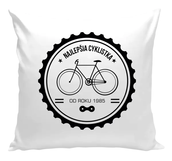 Vankúš Najlepšia cyklistka od roku