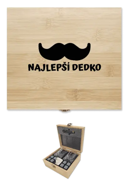 Whisky sada v krabici Najlepší dedko