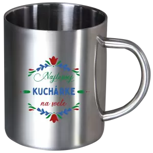 Nerezový hrnček Najlepšej kuchárke na svete