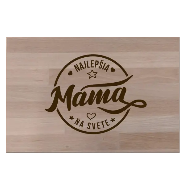 Buková doska Najlepšia mama na svete
