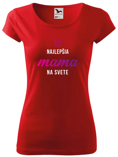 Dámske tričko Najlepšia mama na svete - korunka 