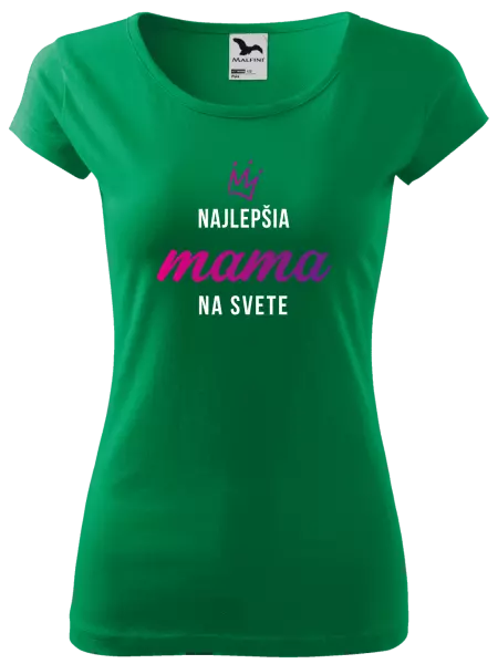 Dámske tričko Najlepšia mama na svete - korunka 