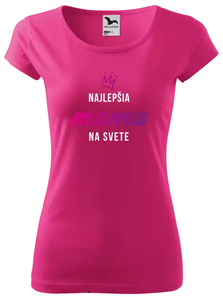Dámske tričko Najlepšia mama na svete - korunka 