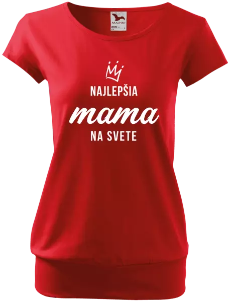 Dámske tričko Najlepšia mama na svete - korunka 