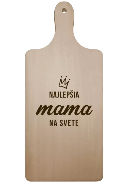Doštička Najlepšia mama na svete - korunka 