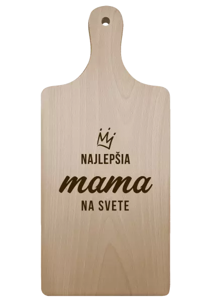 Doštička Najlepšia mama na svete - korunka 