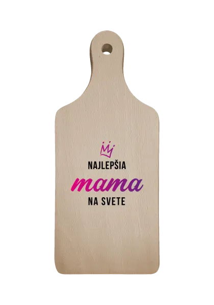 Doštička Najlepšia mama na svete - korunka